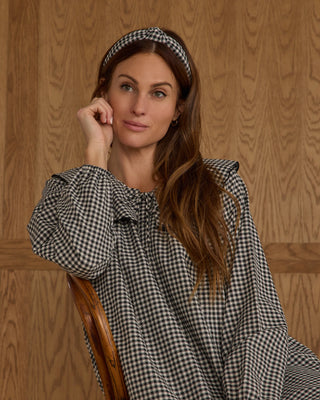 Mini Dress Black Gingham