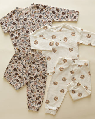 Long Sleeve Tee and Pant Set Basketball