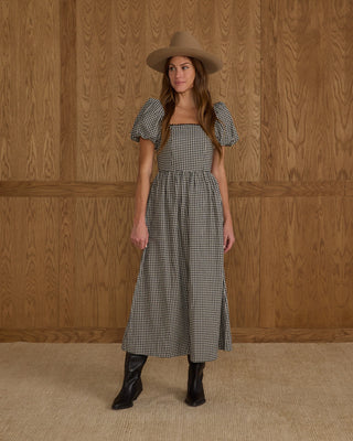 Chiara Dress Black Gingham