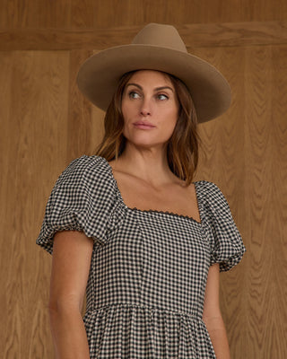 Chiara Dress Black Gingham