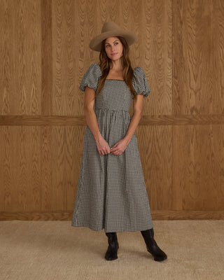 Chiara Dress Black Gingham