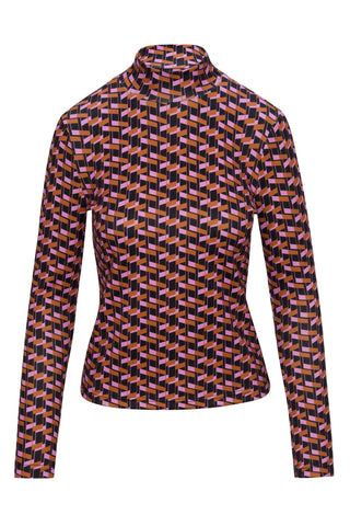 Diana Top Retro Geo