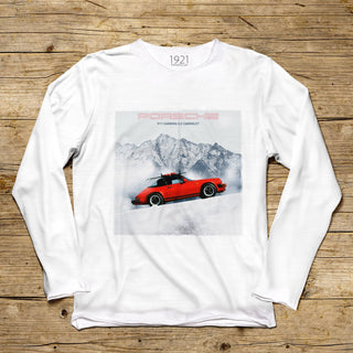 Porsche Mountains Long Sleeve T-Shirt (Men's Fit)