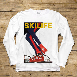 Ski Life Alpine Long Sleeve T-Shirt (Men's Fit)