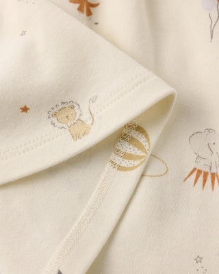 Smocked Jersey Dress Carnival Ivory