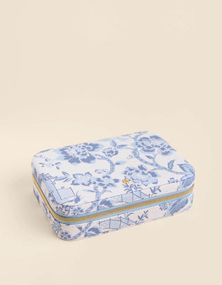 XL Jewelry Travel Case Garden Toile