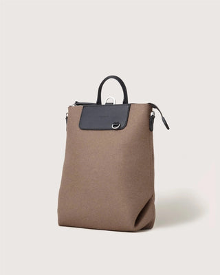 Bedford Merino Wool Midi Backpack/Cumin Black