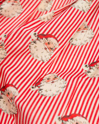 Red Striped Vintage Santa Pajama Set