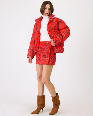 Mae Mini Skirt Tomato