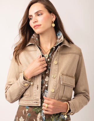 Kiersten Denim Jacket Salted Ash Wash