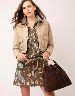 Kiersten Denim Jacket Salted Ash Wash