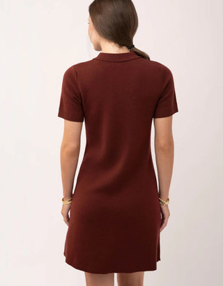 Paula Sweater Dress Deep Merlot