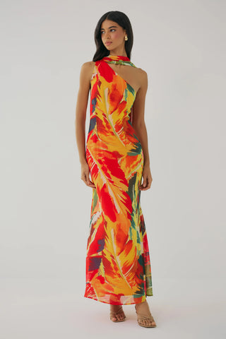 Sharita Dress Dark Multi