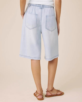 Lounge Denim Jort White