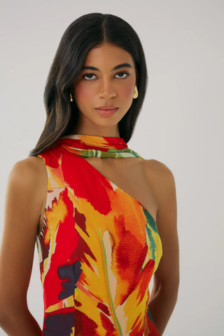 Sharita Dress Dark Multi