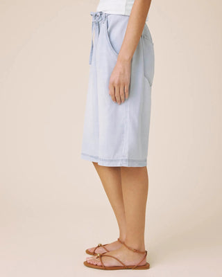 Lounge Denim Jort White