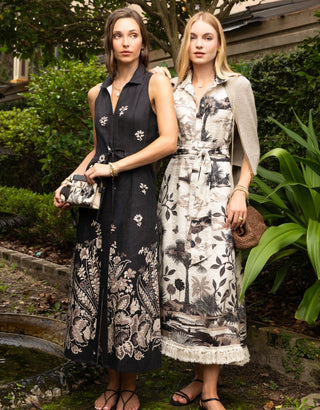 Seleah Midi Dress Tabby Floral Paisley
