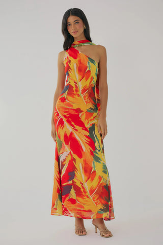 Sharita Dress Dark Multi
