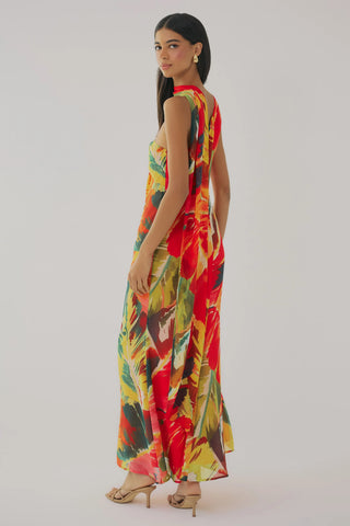 Sharita Dress Dark Multi