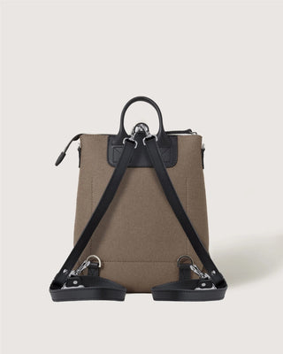 Bedford Merino Wool Midi Backpack/Cumin Black