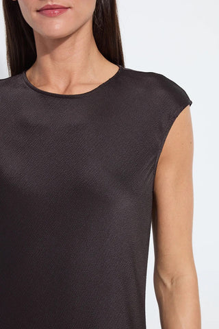 Silvana Bias Cut Midi Dress Double Espresso