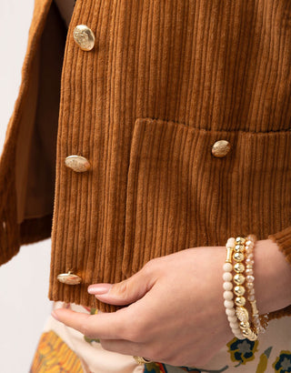 Piper Corduroy Jacket Toffee