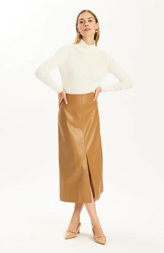 Cotton Cashmere Turtleneck Ivory