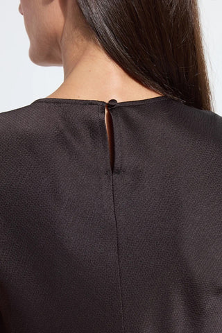 Silvana Bias Cut Midi Dress Double Espresso