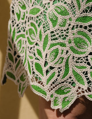 Lace Caroline Dress Green Tulip Lace
