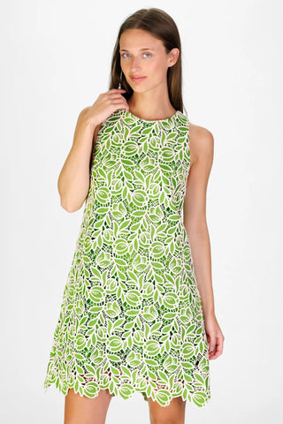 Lace Caroline Dress Green Tulip Lace