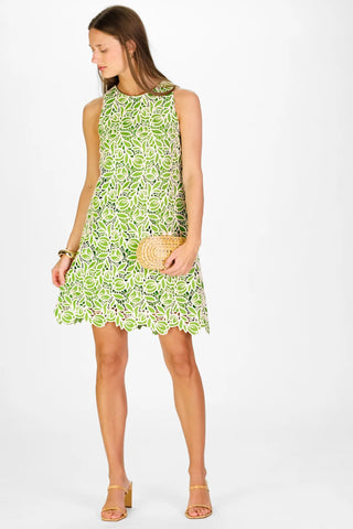 Lace Caroline Dress Green Tulip Lace