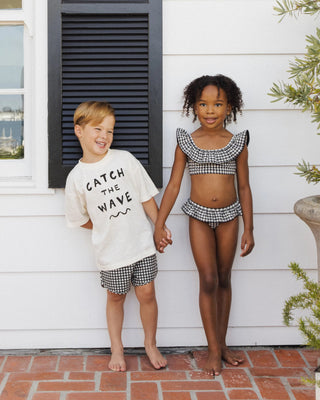Relaxed Tee Catch The Wave Ivory