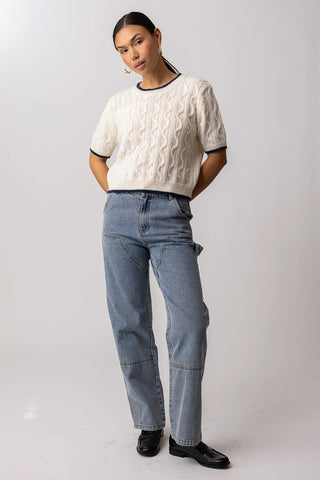 Collegiate Sweater Top