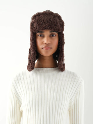 Amelia Hat Aged Brown O/S