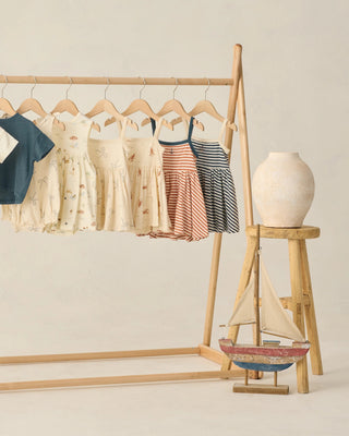 Lea Dress Poppy Stripe