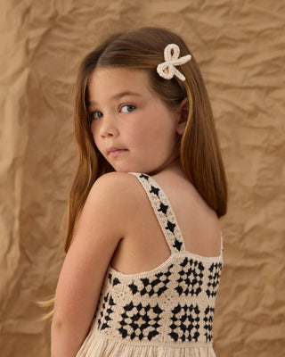 Crochet Sundress Abstract Natural