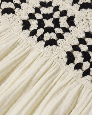 Crochet Sundress Abstract Natural