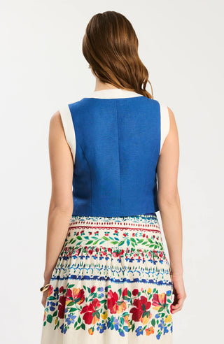 Sallie Button Front Top
