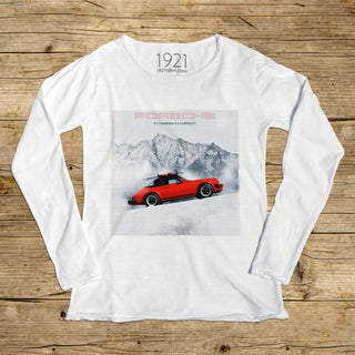 Porsche Mountains Long Sleeve T-Shirt