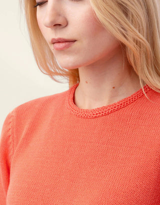 Sofia Fringe Sweater Emberglow