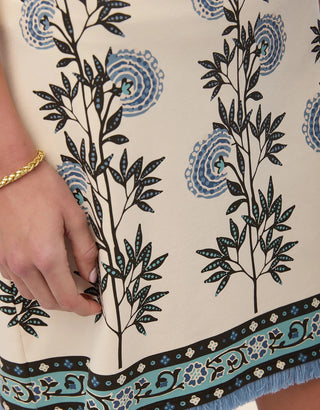 Kit Jersey Dress St. Augustine Stems Blue