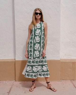 Maggie Midi Dress Gwenn Palm