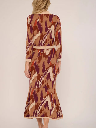 Mel Knit Skirt Amber Brush