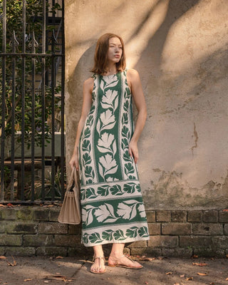 Maggie Midi Dress Gwenn Palm