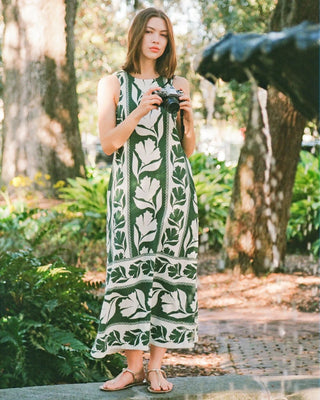 Maggie Midi Dress Gwenn Palm
