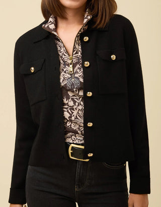 Pippa Cardigan Black