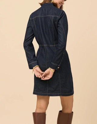 Morgan Denim Dress Dark Bayou Rinse Wash