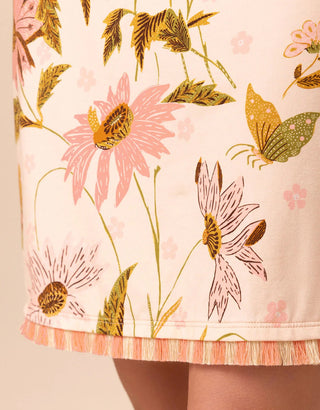 Nora Fringe Dress Mercer House Batik Floral