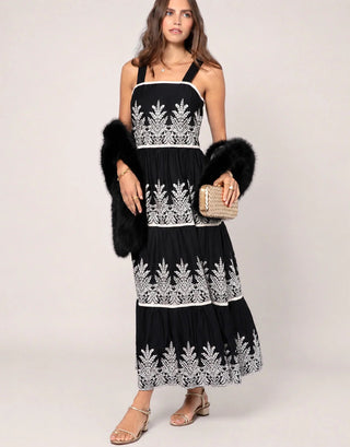Eugenia Midi Dress Veranda Balsam