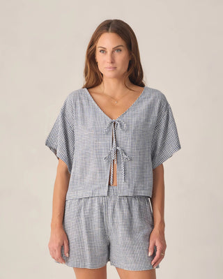 Women’s Juniper Set Marine Gingham